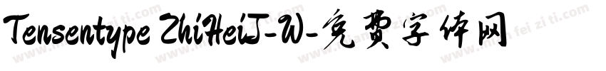 Tensentype ZhiHeiJ-W字体转换